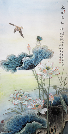 户广生作品《东湖觅知音》.jpg