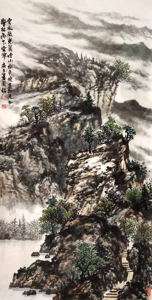 格古出新 人文情怀——周铭山水画作品赏析
